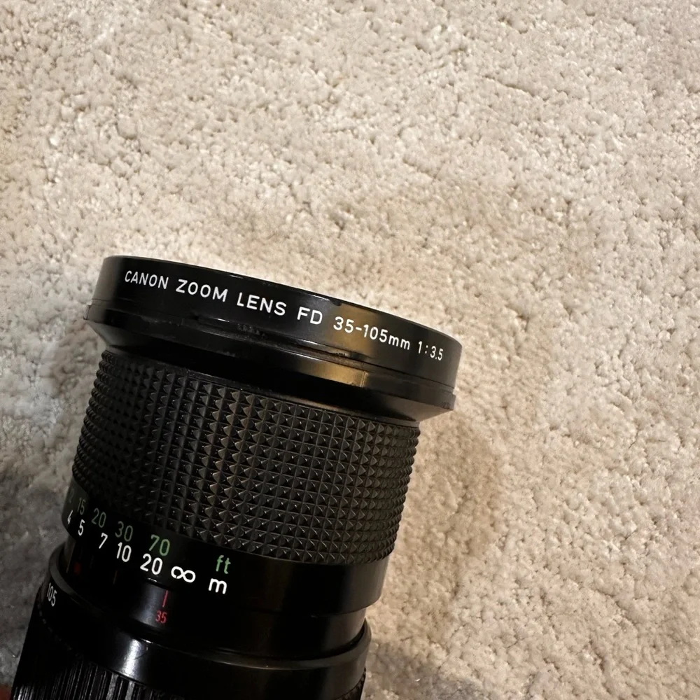 Canon Black Camera Lens Set